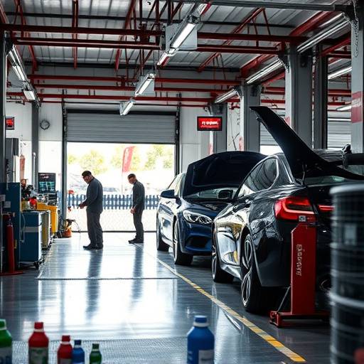 Oil change service performed by AutoFix Garage technicians